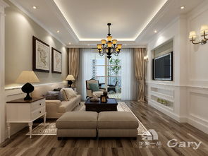 83平美式經(jīng)典三居 寶山區(qū)當代高邸莫先生雅居裝修實景賞析